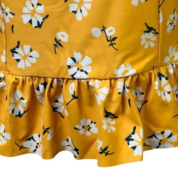 SeaFancy Tankini Top Swim Daisy All Over Print Swimwear Ruffle NEW Size Large - Picture 2 of 8